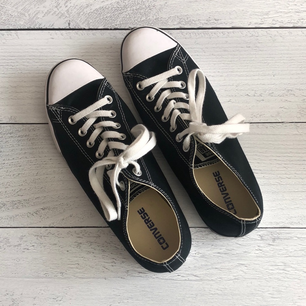 Converse All Star Black Low Top Sneakers 10.5